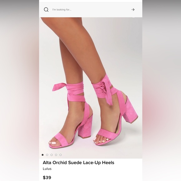 Lulus Shoes - Alta Orchid Suede Lace-Up Heels